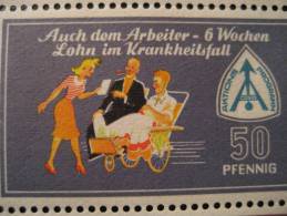 GERMANY Aktions Programm Pipe Pipa Tabac Tobacco Tabaco Tabak Smoking Health Sante Vignette Poster Stamp Label Vi&ntilde - Tabacco