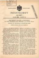 Original Patentschrift - J. Granjon In Chatonnay Und La Grive , 1904 , Herstellung Von Kunstleder , Leder , Simili Cuir - Châtonnay