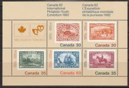 Canada 1982 Minisheet, Mint No Hinge, Sc# 913a - Unused Stamps
