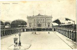 Magdeburg, Bahnhof - & Railway Station, Train - Magdeburg