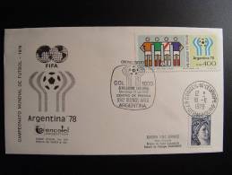 ARGENTINE ARGENTINA FIFA  FOOTBALL FUSSBALL CONSEIL DE L´EUROPE  FDC - 1978 – Argentine