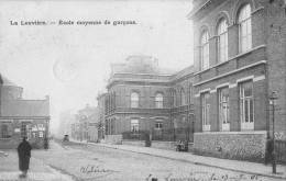 LA LOUVIERE - Ecole Moyenne De Garçons - Superbe Carte Circulée 1908 - La Louvière