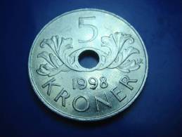 Norway - 5 Kroon - 1998 - Circ - XF (!) - Norway