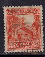 NEW ZEALAND 1935 - 36 KGV 2d ORANGE USED STAMP SG 559...( B396 ) - Oblitérés