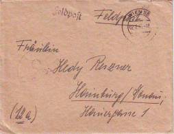 1019l: Feldpost Wien 2.2.43 Reservelazarett Wien V., Bachergasse 10 - Briefe U. Dokumente