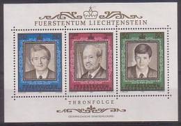 Liechtenstein, Bl.13 , Xx  (600)* - Blocchi & Fogli