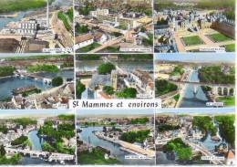 Saint-Mammes. Multivues. (Ecole De Marine, Centrale EDF...) - Saint Mammes