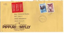 TZ1203 - FINLANDIA , Lettera Commerciale ESPRESSO Per L' Italia. 16/11/1981 - Storia Postale