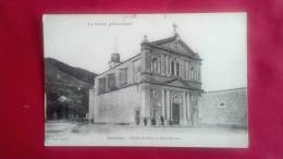 CPA - CARTE POSTALE - SARTÈNE - L'ÉGLISE DE ST CÔME ET ST DAMIEN - 20 - Sartene