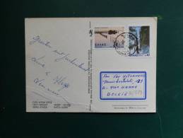 30/329   CP  POUR LA BELG - Storia Postale