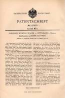 Original Patentschrift - F. Starck In Offenbach A.d. Queich , 1901 , Schleifmaschine , Kunststein , Steinmetz !!! - Tools