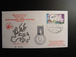 BELGIQUE BELGIUM BELGIEN 1979 CONSEIL DE L´EUROPE  JUMELAGE PHILATELIQUE FDC TIRAGE LIMITE NUMEROTE 300 Ex - Briefe U. Dokumente