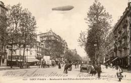 PARIS III ET XI BOULEVARD DES FILLES DU CALVAIRE DIRIGEABLE - BELLE CARTE - Arrondissement: 03