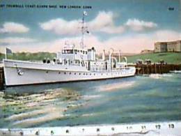 USA  NAVE SHIP Ship At Fort Trumbull Coast Guard Base, New London  N1930  DZ6940 - Andere & Zonder Classificatie