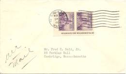 1936 Blockauschnitt Auf Brief - Lettres & Documents