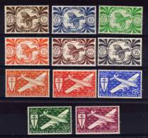 New Caledonia - 1942 - Free French Issue (Part Set) - MH - Neufs