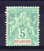 Reunion - 1892 - 5 Cents - MH - Unused Stamps