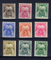 FRANCE 1960 Y&T * T78-T81/T83/T85/T87-T89 - 1960-.... Mint/hinged