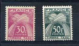 FRANCE 1946 Y&T **  T79/T88 - 1859-1959 Postfris