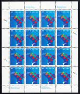 Canada MNH Scott #1925 Complete Sheet Of 16 47c YMCA In Canada 150 Years - Full Sheets & Multiples