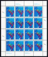 Canada MNH Scott #1925 Complete Sheet Of 16 47c YMCA In Canada 150 Years - Ganze Bögen