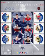 Canada MNH Scott #1935 Souvenir Sheet Of 6 48c NHL All Stars - Nuevos