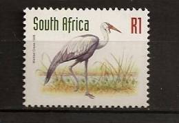 Afrique Du Sud South Africa 1998 N° 994 Iso ** Courant, Wattled Crane, Oiseau, Grue Caronculée, Bugeranus Carunculatus - Neufs