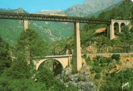 20. LE PONT DU  VECCHIO, Surmonté Du Grand Viaduc Du Chemin De Fer Avec Un Autorail. - Kunstwerken