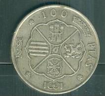 100 PESETAS -1966 - FRANCISCO FRANCO CAUDILLO DE ESPANA - Argent   - Silver - Ah7603 - 100 Peseta