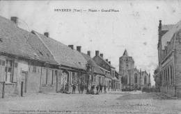 BEVEREN (Yser) - Plaats - Grand'Place - Superbe Carte Animée Et Circulée 1920 - Alveringem