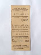 ROMANIA-TAXE AVIS SOCIETATEA GENERALA DE GAZ SI ELECTRICITATE BUCURESTI,1947 PERIOD - Verloving