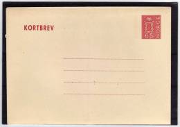 Norvège:  Très Bel Entier Type Aérogramme Neuf Repiquage Noeud Marin - Postal Stationery