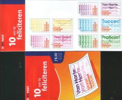 Olanda Pays-Bas Nederland  2001 Carnet Con 10 Francobolli Augurali   ** MNH - Postzegelboekjes En Roltandingzegels