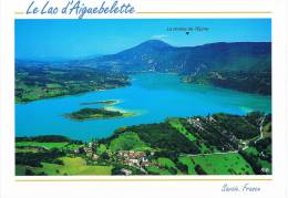 LE LAC D'AIGUEBELETTE (Savoie) - Vue Generale, Lépin, Les Iles, En Fond : Navalaise Et Le Col De L'Epine - 1995 - Aiguebelle