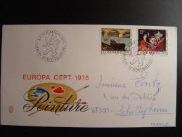 LUXEMBOURG  EUROPA CEPT 1975 - Lettres & Documents