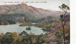 BR37435 The Otter Island And Ben A An Loch Katrine      2 Scans - Stirlingshire