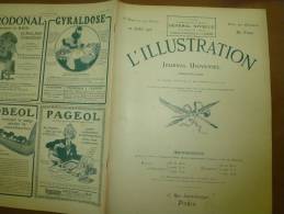 L' ILLUSTRATION  N° 3829  Du  22 Juillet 1916 : Belle Lithographie Couleur  Portrait Du Général  NIVELLE - L'Illustration