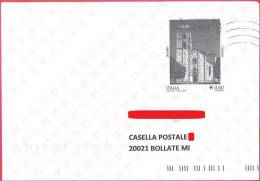 Francobollo: DUOMO FERMO - 2012 - EUEO 0,60 - SASSONE 3339 - SPEDITO A CASELLA POSTALE - 2011-20: Cartas & Documentos