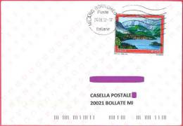 Francobollo: IL TURISMO - BAVENO (VB) - 2012 - EURO 0,60 - SASSONE 3331 - SPEDITO A CASELLA POSTALE - 2011-20: Cartas & Documentos