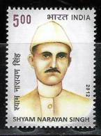 INDIA 2012  Shyam Narain Singh, 1v Complete.,  MNH(**) - Unused Stamps