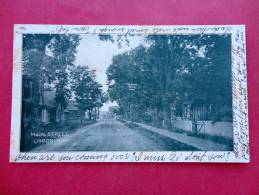 Lisbon NH  Main Street   Undivded Back Stamp  & Address No Cancel Ref  727 - Autres & Non Classés