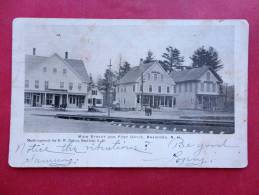 New Hampshire >  Bradford  Main Street & Post Office  1909 Cancel  Ref  727 - Other & Unclassified