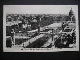 Paris-Le Pont Alexandre-III Et L'Esplanade Des Invalides 1937 - Ile-de-France