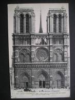 Paris-Notre-Dame(Facade) 1919 - Ile-de-France