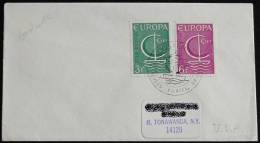 BELGIEN 1966 Mi-Nr. 1446/47 FDC - CEPT - 1966