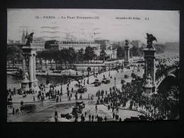 Paris.-Le Pont Alexandre-III 1937 - Ile-de-France