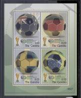 Gambie **  N° 4580 à 4583 En Petite Feuille - Coupe Du Monde De Foot En Allemagne - Gambie (1965-...)