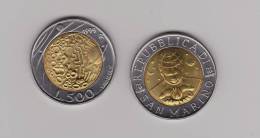 500 LIRE SAN MARINO 1999 Fior Di Conio Da Rotolino - Sonstige Münzen