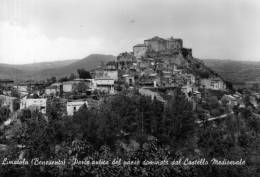 Bellissima  Cartolina  Anni 50  " Limatola (BN) - Parte Antica Del Paese Dominata Dal Castello Medioevale" - Benevento