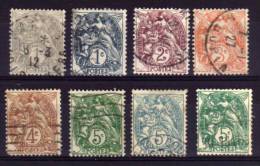 France - 1900/24 - "Blanc" (Part Set) - Used - 1900-29 Blanc